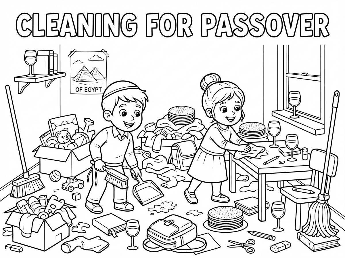 תעשה עוד כוס שתהיה מלאה ביין כדי שיהיו 4.
תוסיף כותרת: cleaning for passover
תעשה שהשיער של הילדה יהיה אסוף ולא פזור