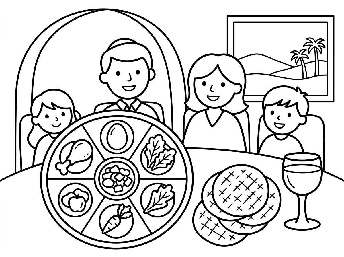 היי אפשר דפי צביעה לפסח?