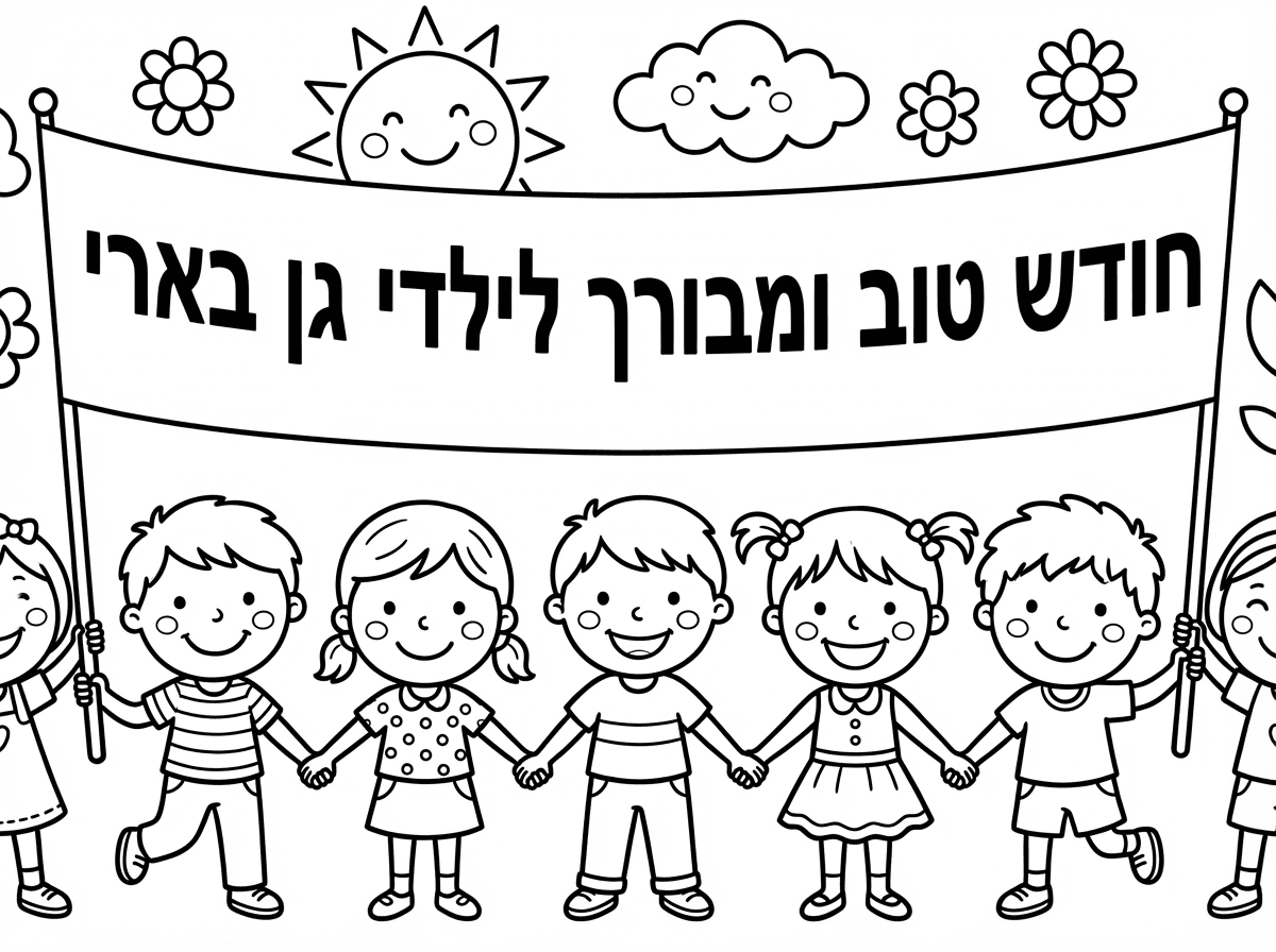 הי רוצה שתעשה לי דף צביעה יפה לילדי גן בארי
חודש טוב ומבורך לילדי גן בארי