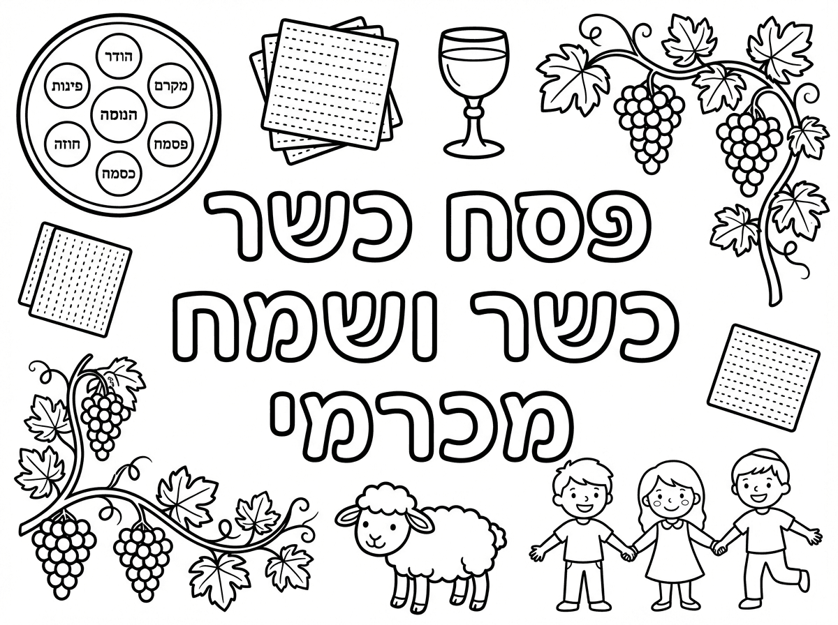 לכתוב פסח כשר ושמח מכרמי