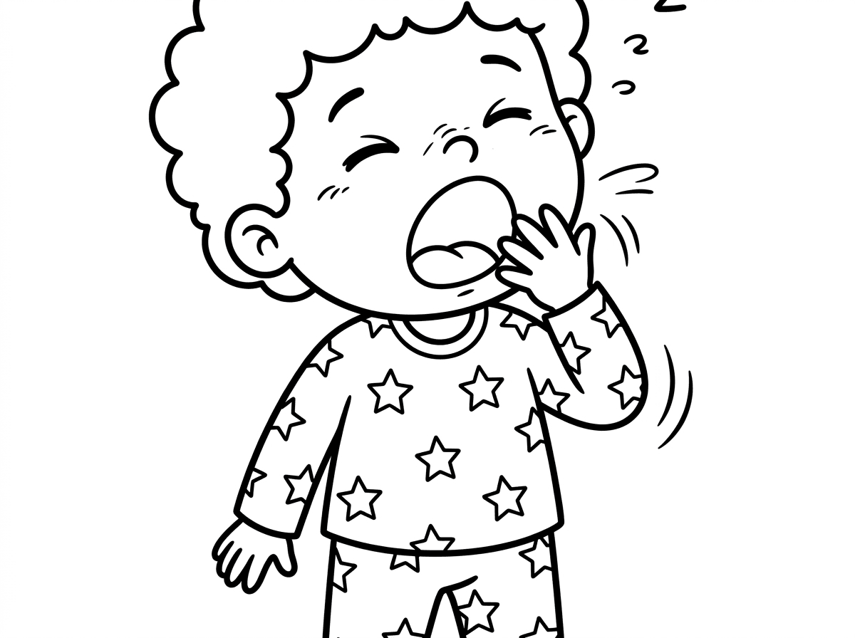 זה נראה כמו ילד צועק, לא מפהק...