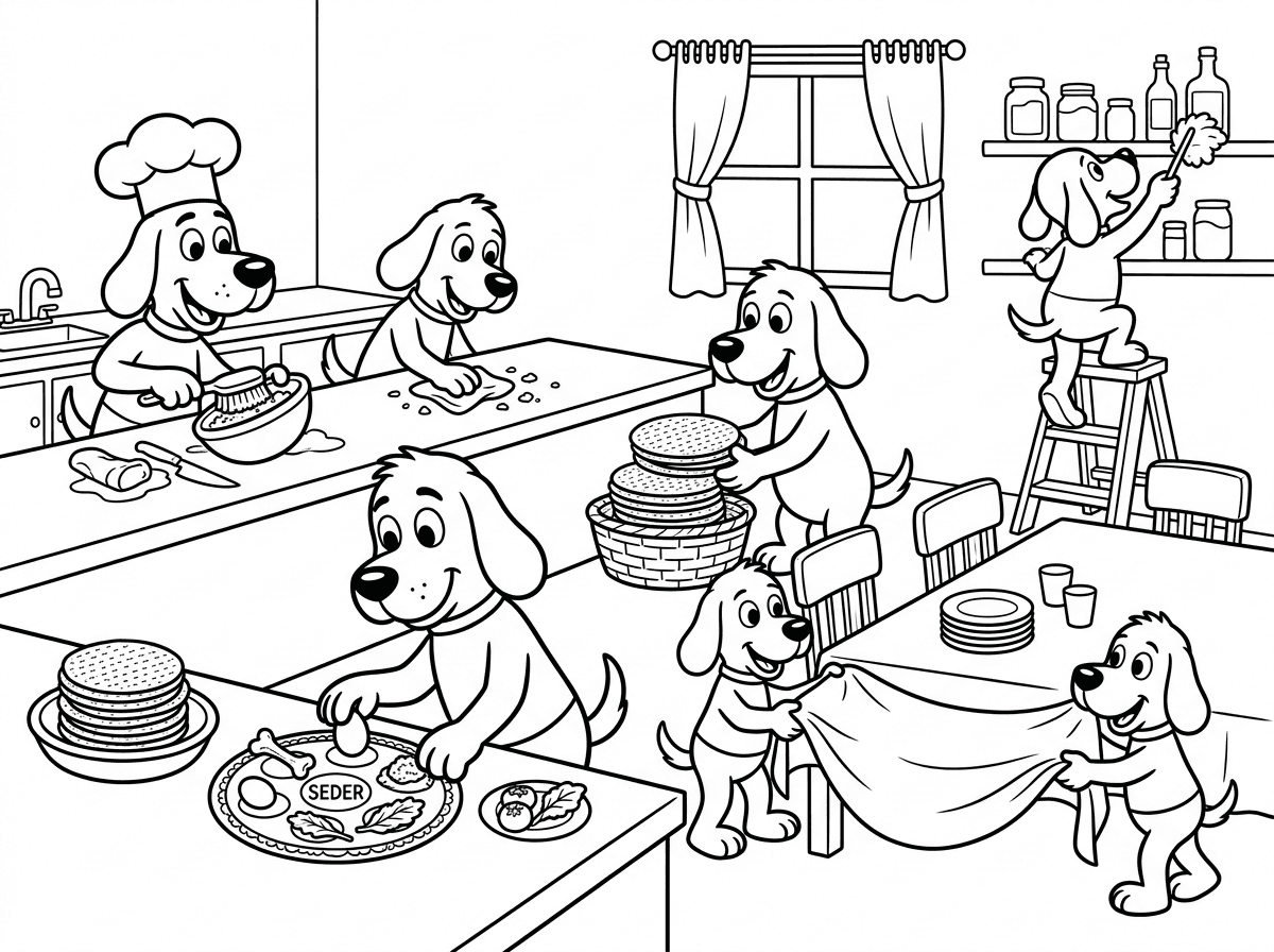 Go dog go מתכוננים לפסח