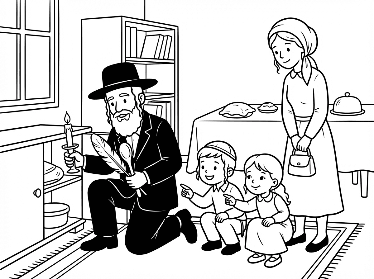 צור לי משפחה חרדית שעושה בדיקת חמץ בבית