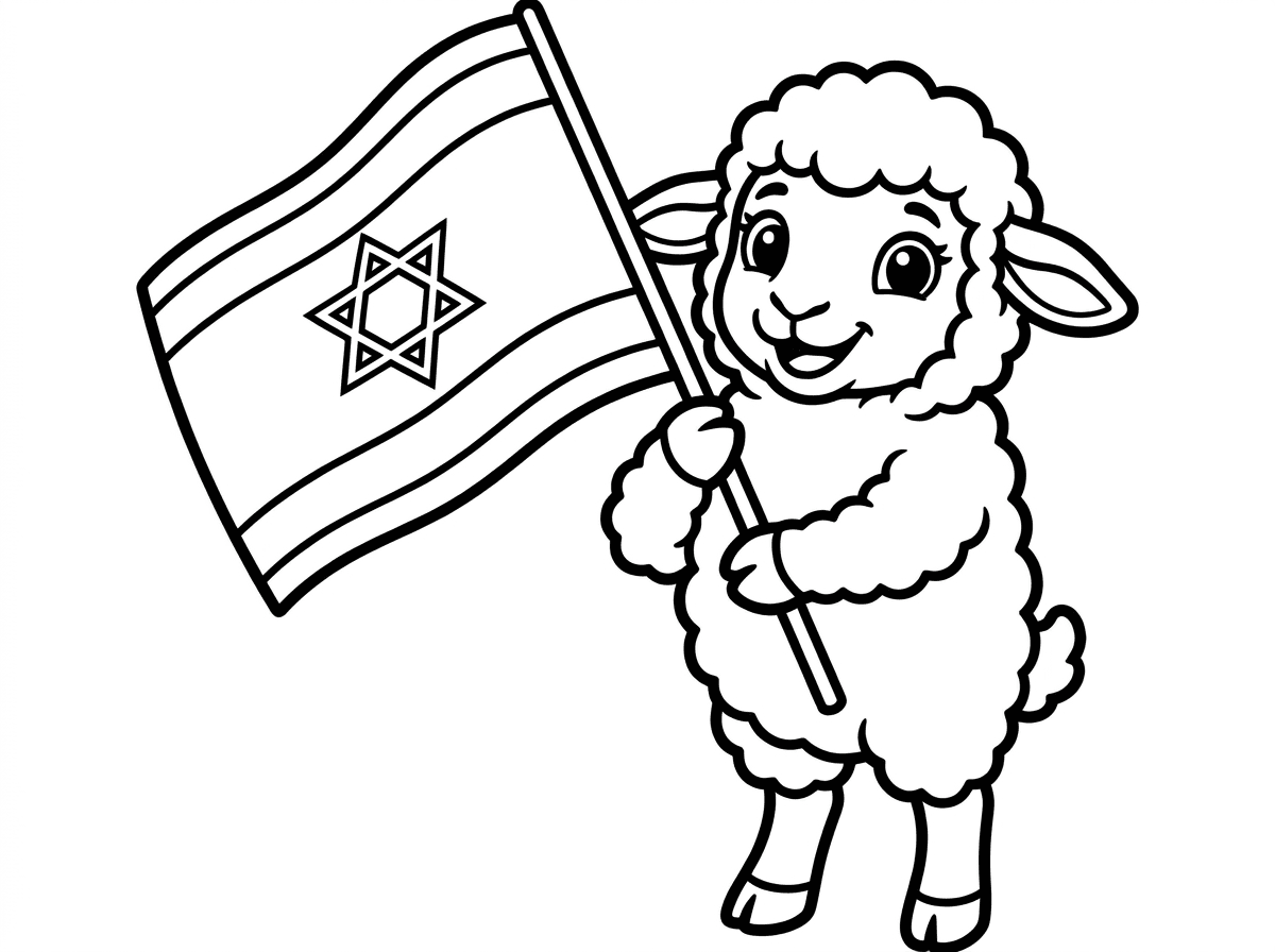 כבסה מחזיק דגל ישראל