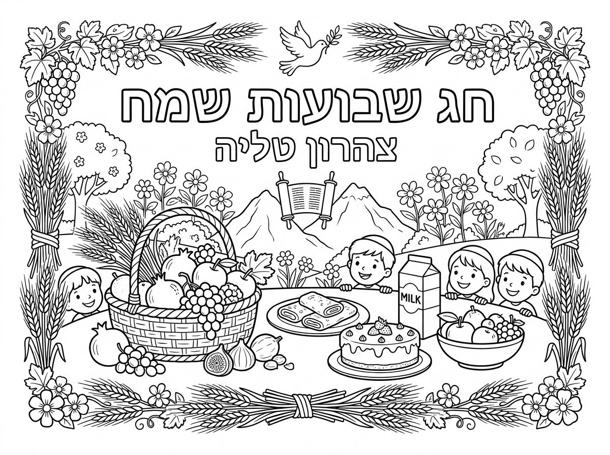 אפשר להוריד את הכיתוב של דף צביעה פלייסמנט לשבועות
להשאיר רק חג שבועות שמח ואם אפשר להוסיף צהרון טליה זה יהיה נחמד
תודה 🙏