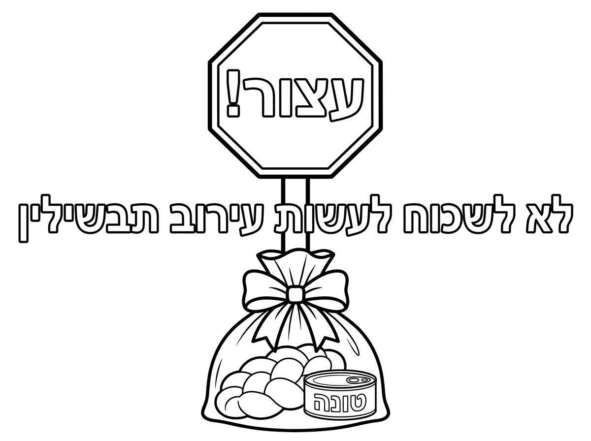 עכשיו מתחת לכל זה
להוסיף שקית שקופה עם סרט מתנות
בתוך השקית יש לחמניה וקופסת שימורים שכתוב עליה טונה