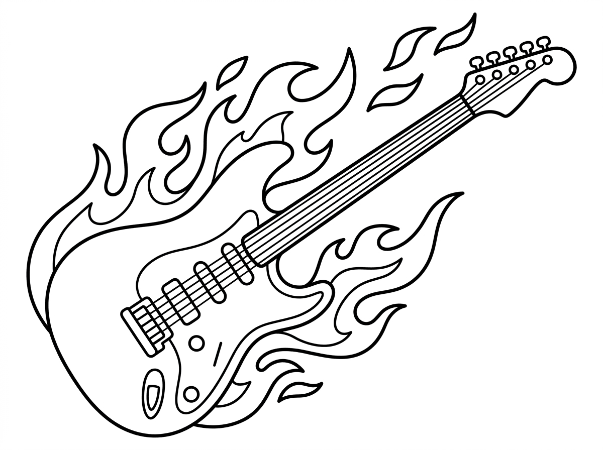 I want a electrik gitar vis fire