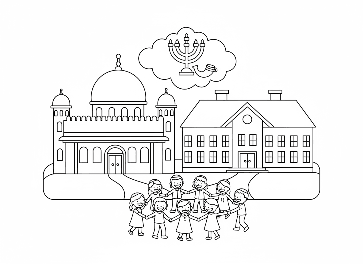 היי תוכל לעשות לי דף צביעה על הגאולה 
שרואים את בית המקדש יחד עם 770