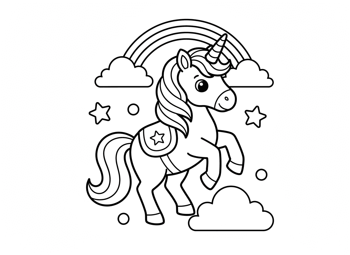 תיצור לי דף עם חד קרן