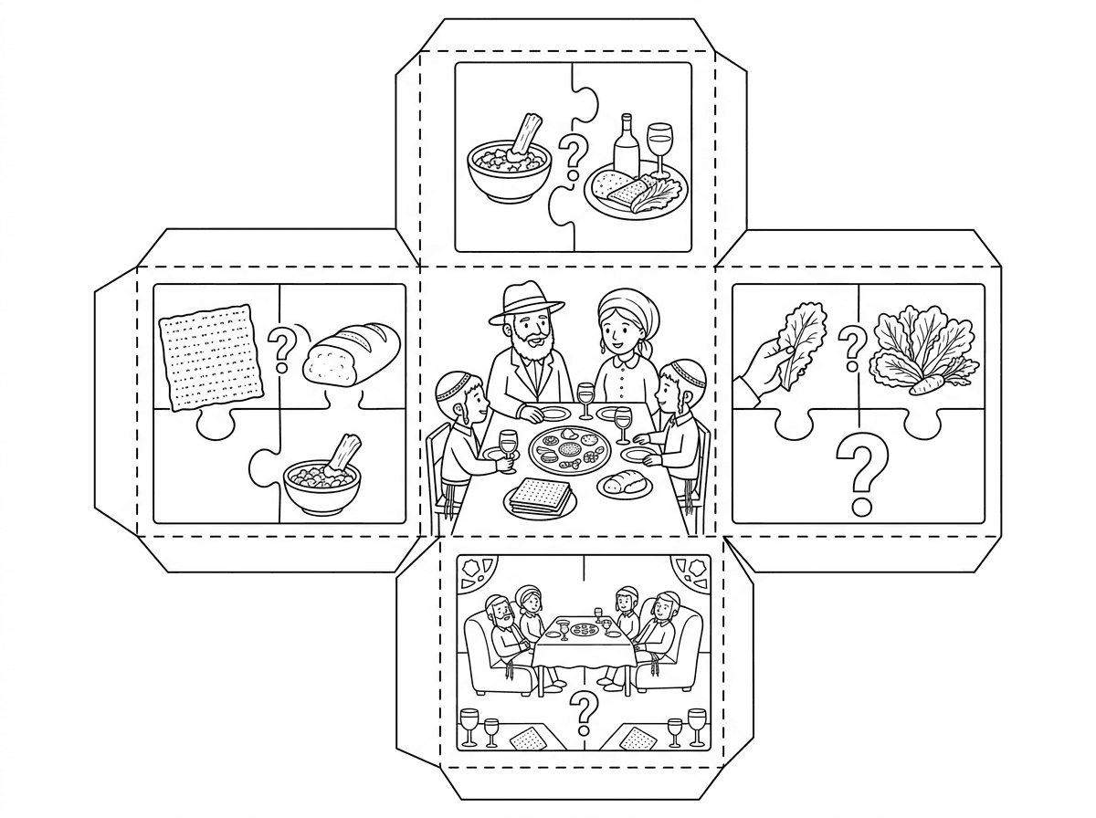 כן את אותו תאור אבל  שהילדים והמשפחה להוסיף בסגנון חסידי חבד