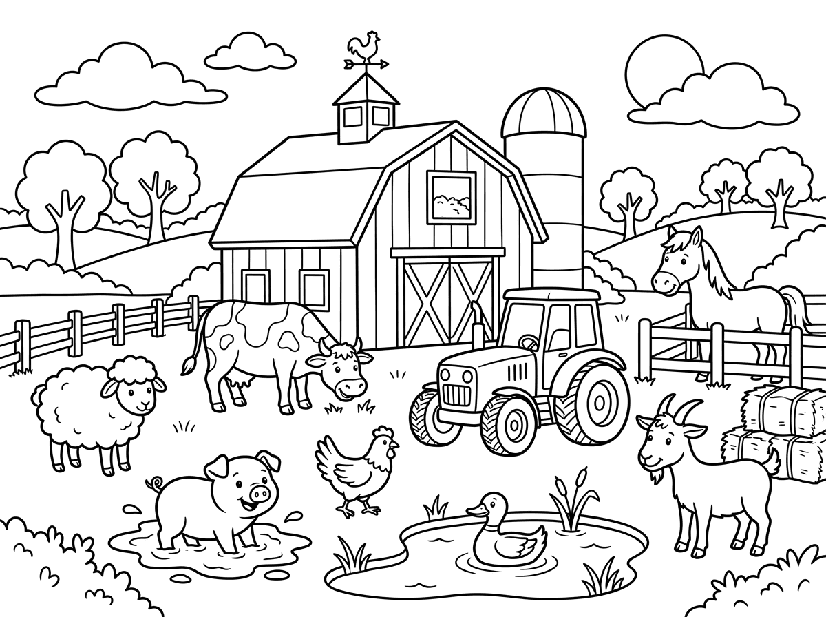 חווה של חיות כמו Farm