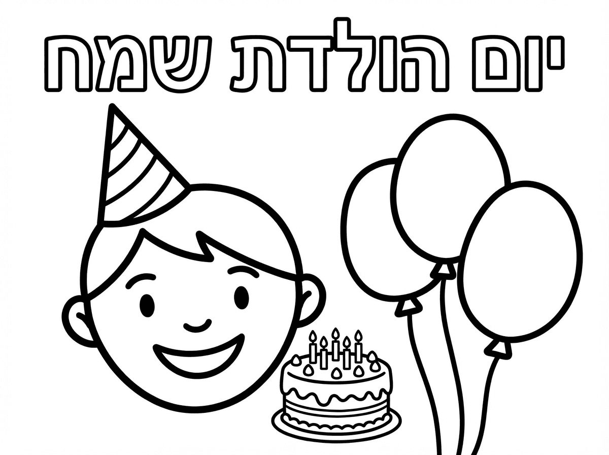 להוסיף לזה בלונים ולכתוב יום הולדת שמח