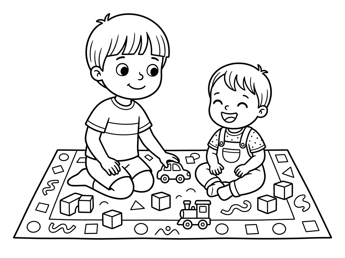 תעשה שטיח כמו מקודם 
שניהם עם שיער חלק