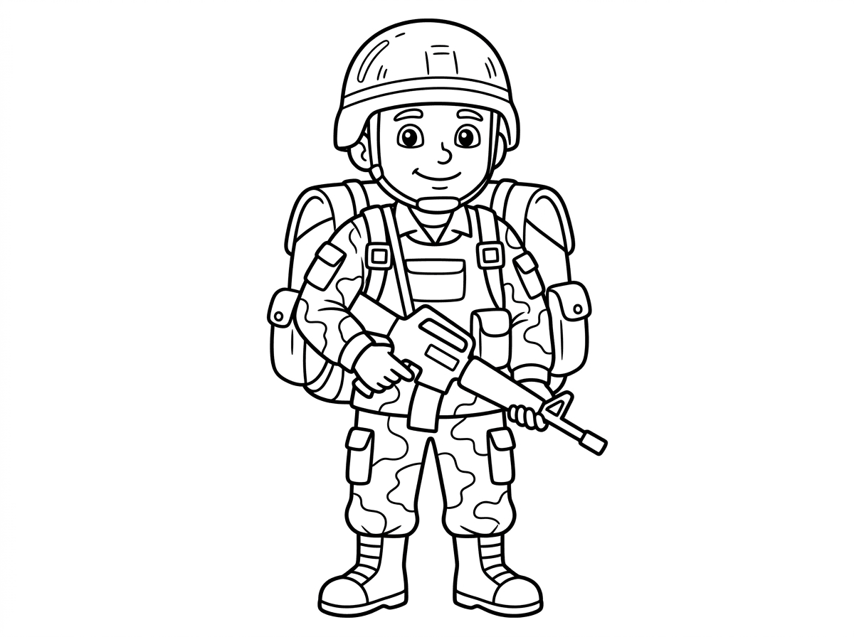 חייל עם כל הציוד