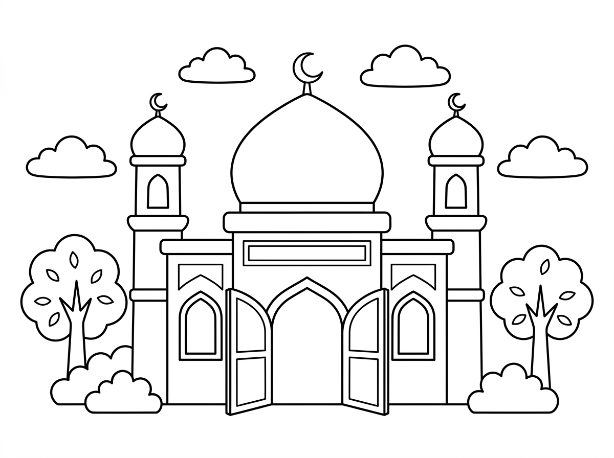 תכין לי דף צביעה של בית המקדש