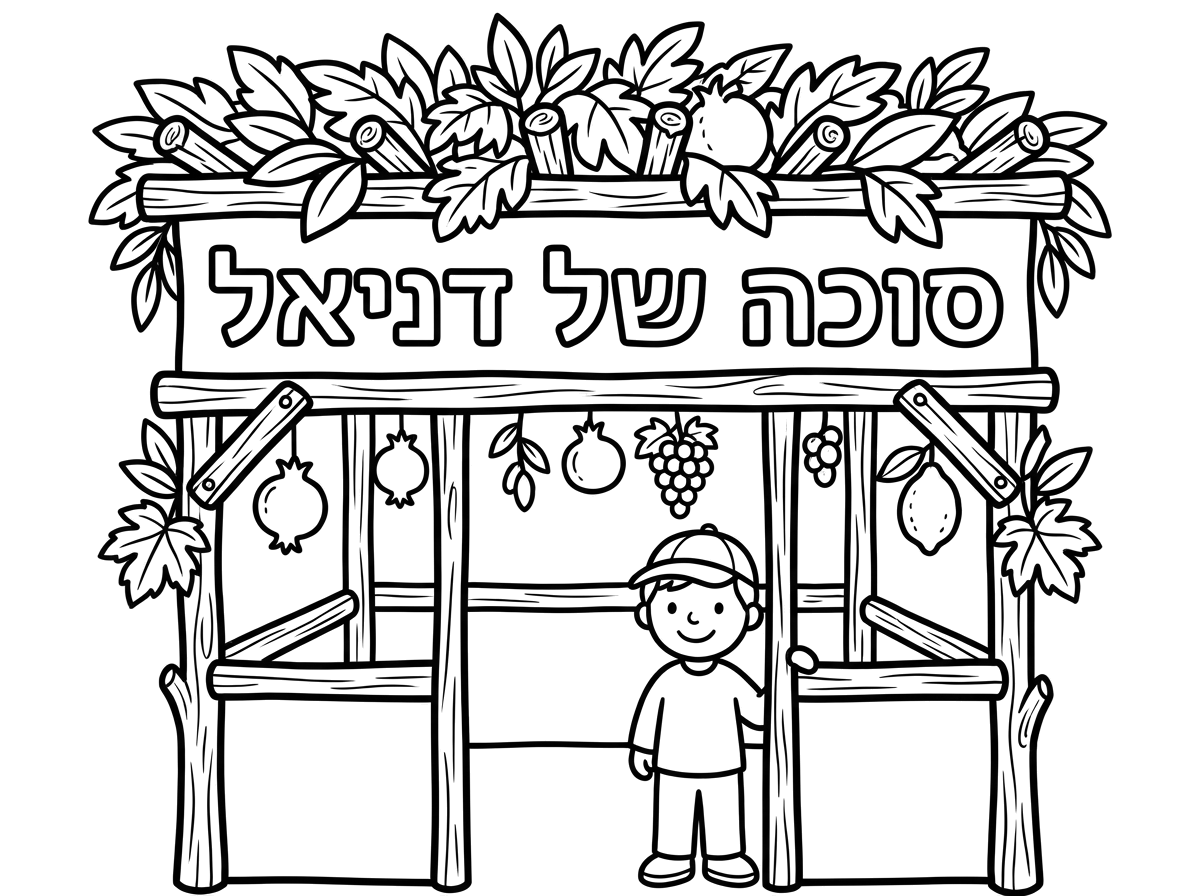 תעשה עוד דף סוכה של דניאל