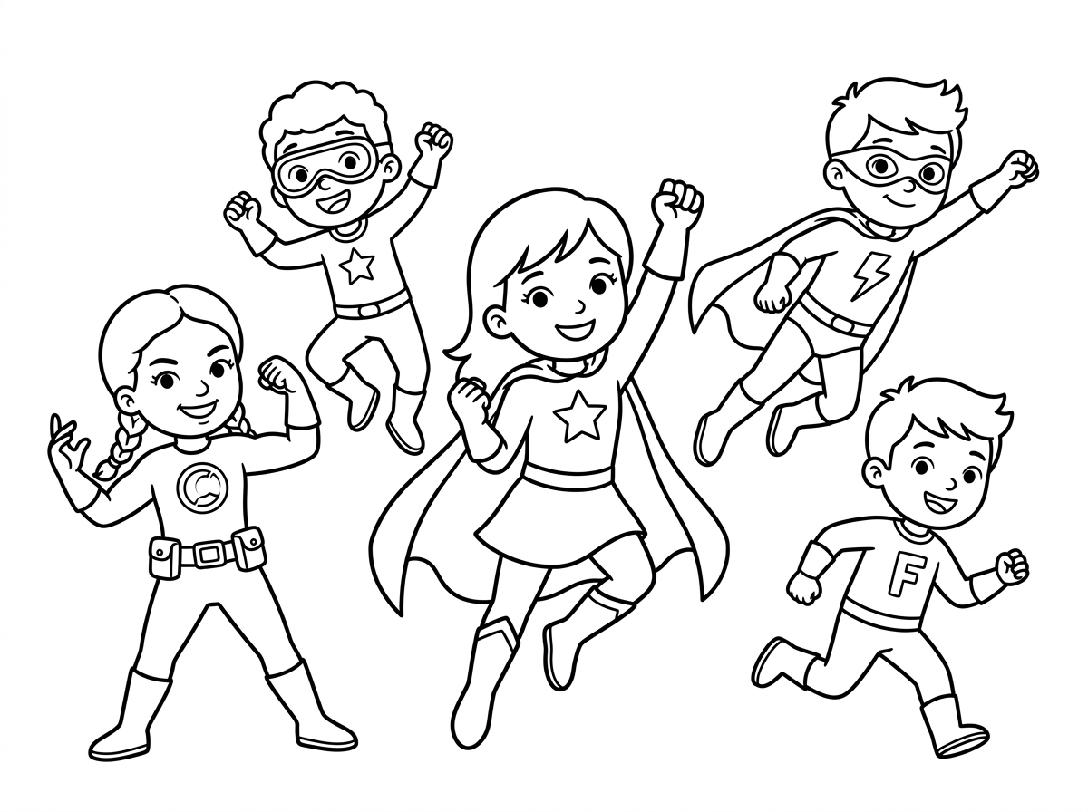 "אממ, תעשה עוד דף צביעה? אממ, של גיבורי על."