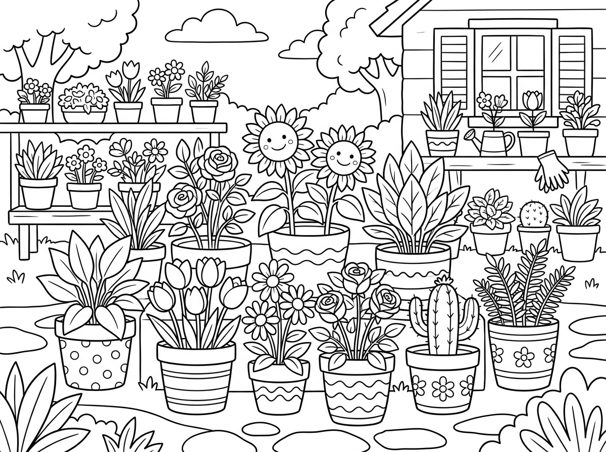 "אז אתה יכול לעשות כאילו שגם... לעשות את העציצים כאילו... ואת הפרחים כאילו ברקע, כאילו, וקצת יותר דומה, כאילו אתה יודע? וזה לא כל-כך נראה, אבל ממש תודה רבה! אז את ממש חמודה! אם תעשי? תודה, ביי!"