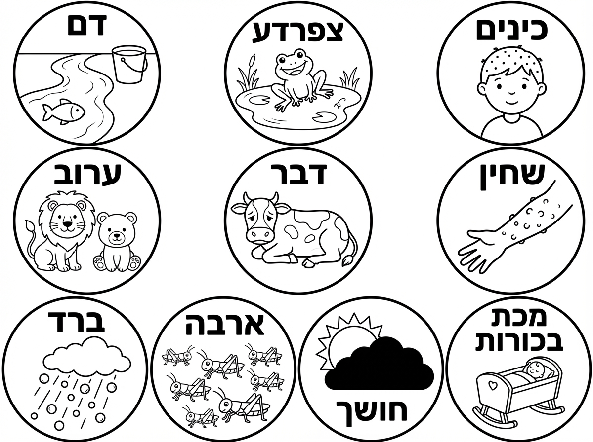 אני ארצה שדף הצביעה
שמות 10 המכות יהיו בעברית