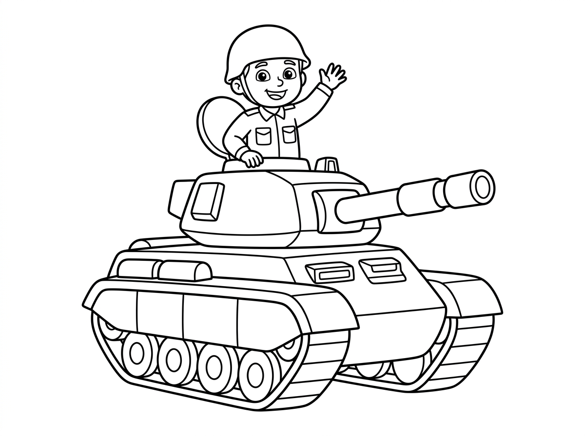תכיני בבקשה תמונה של חייל על טנק