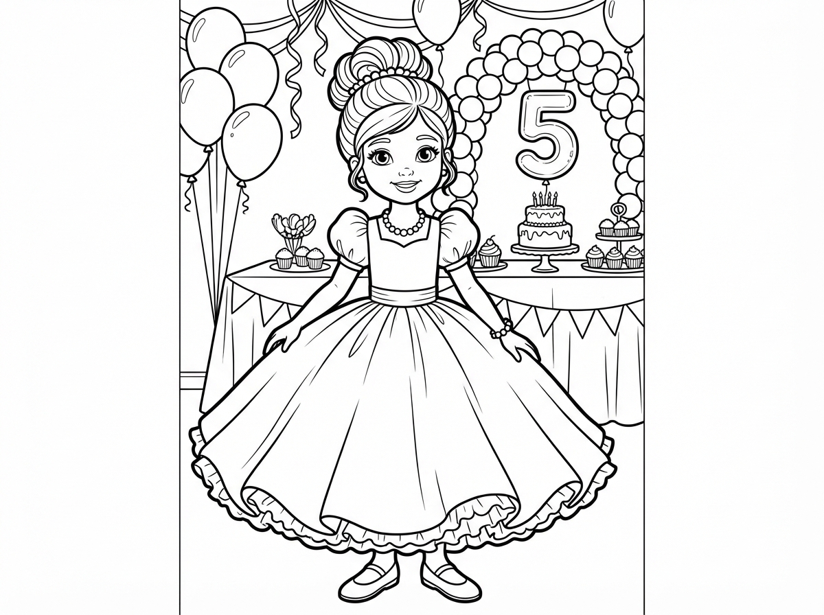 "אוקיי, הכל בהקלטה אחת. ילדה, קטנה, בת חמש, שחוגגת יום הולדת, אבל זה יום הולדת מפואר, זה אומר שהשמלה שלה חלקה ונפוכה ממש. ושלא יראה כאילו יש לה תסרוקת שזרקו עליה פח זבל. יהיה קוקס כזה מהמם, כמו בילדת בת מצווה הקודמת הקודמת הקודמת שעשית לי. נעלי שבת, לא נעלי עקב, ותכשיטים. ורקע של יום הולדת. זה אומר עוגה, עם חמש בלונים, של חמש מאחורה, מספר חמש, מלא בלונים, מלא עוגות..."