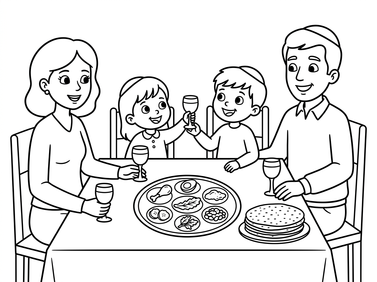 תוכל לשלוח לי דפי צביעה של פסח