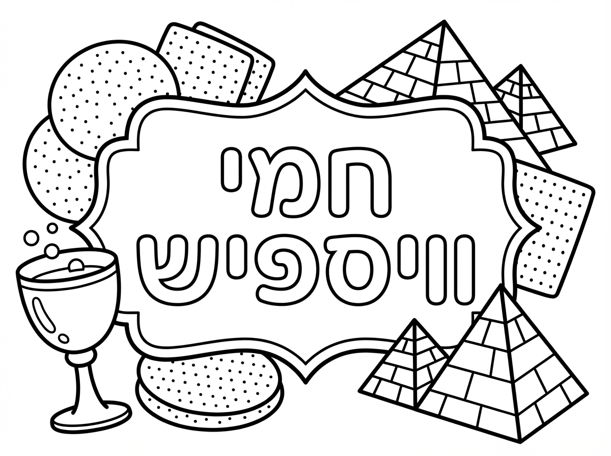 עם מצות יין פרמידות