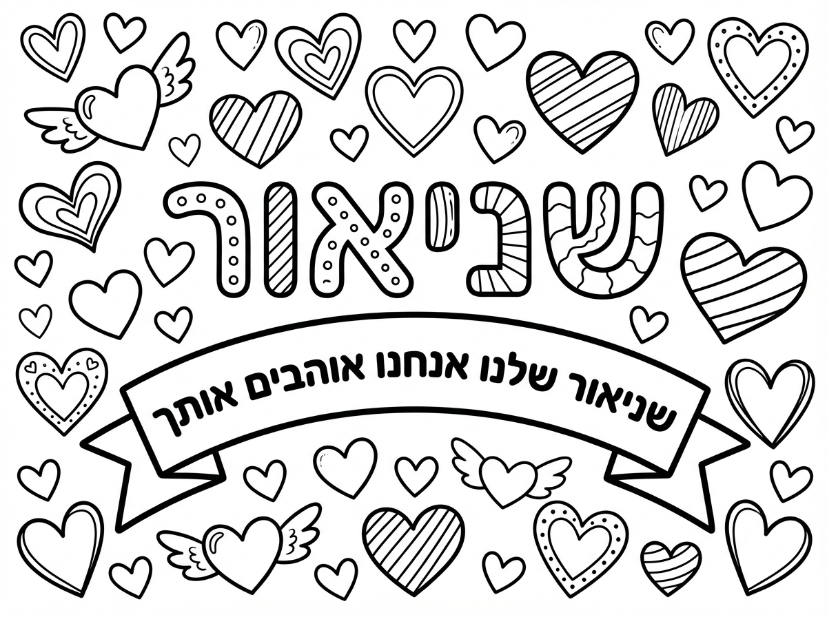 שניאור שלנו אנחנו אוהבים אותך❤️🤍🥰💞
