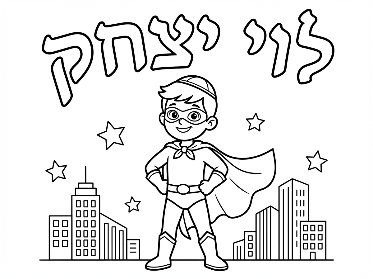 תוכל להוסיף לילד כיפה על הראש