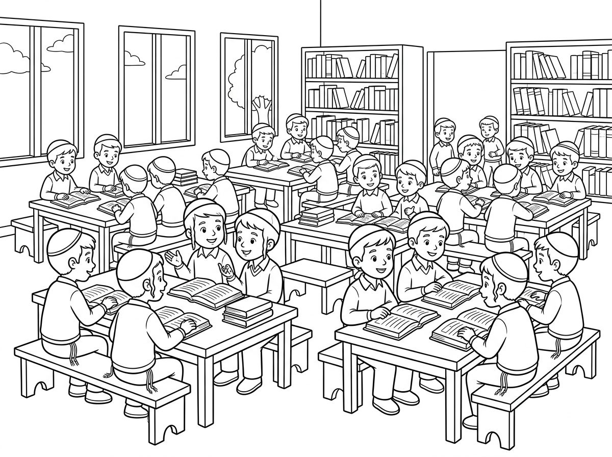 בית מדרש עם ילדים