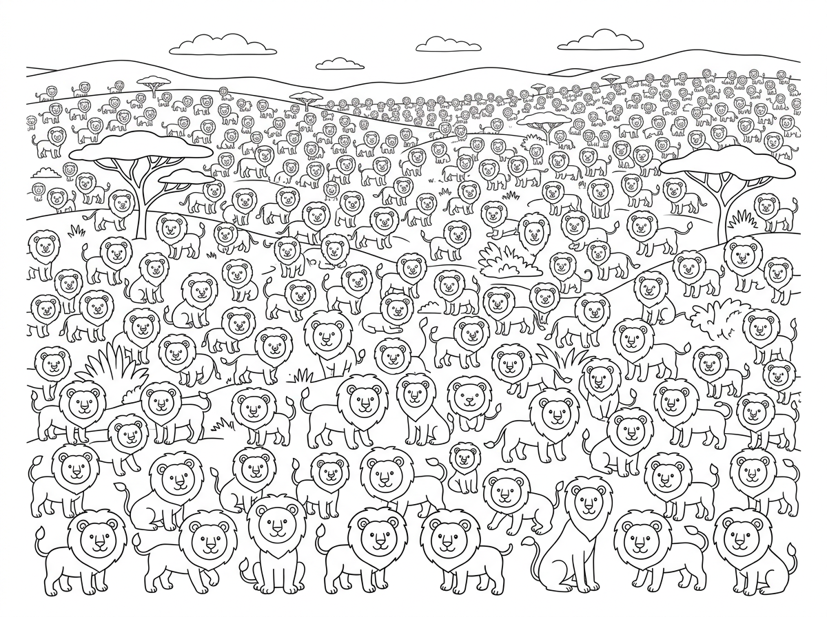 של 1000 אריות