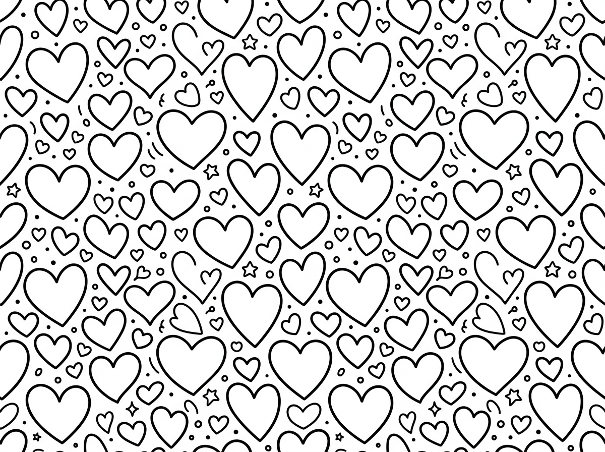 רקע עם לבבות