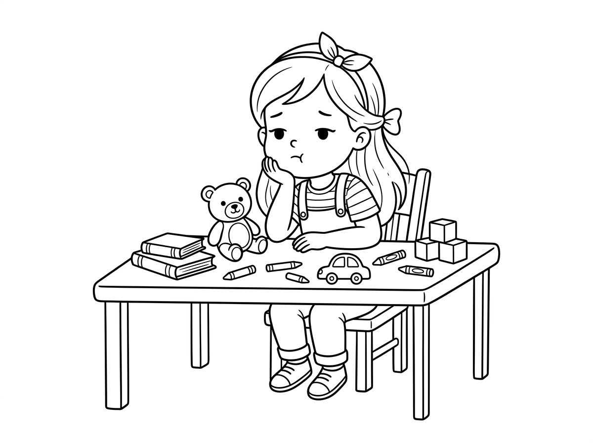 תצייר לי ילדה מהממת שמשעמם לה ולא יודעת מה לעשות