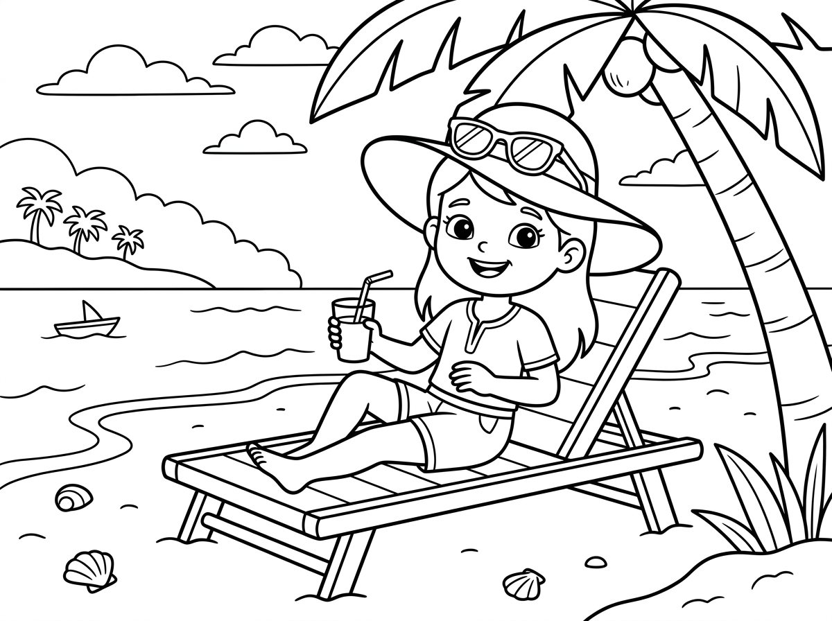 תצייר לי ילדה שהיא בחופשה הכי חלומית בעולם