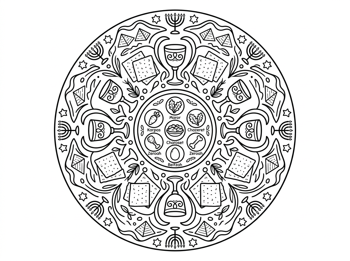 תיצור לי מנדלה שקשורה לפסח