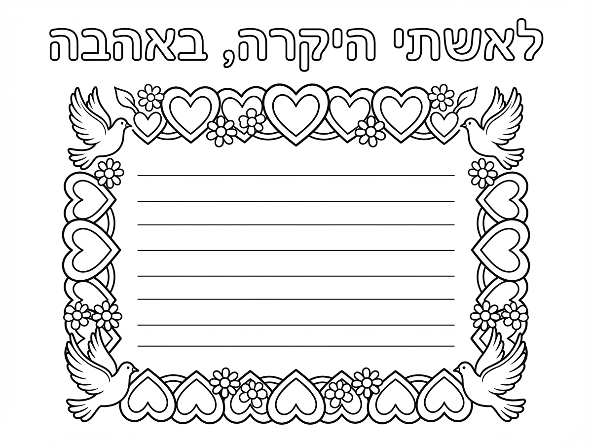 איגרת אהבה לאישתי היקרה