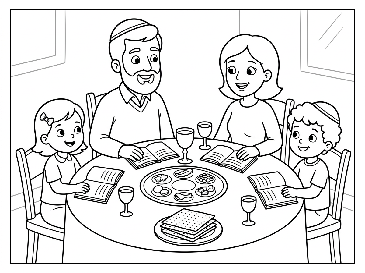 ערב פסח בבית יהודי