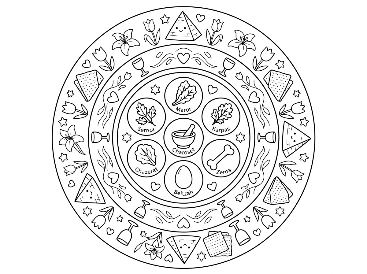 מנדלה מתאימה לפסח לבנות