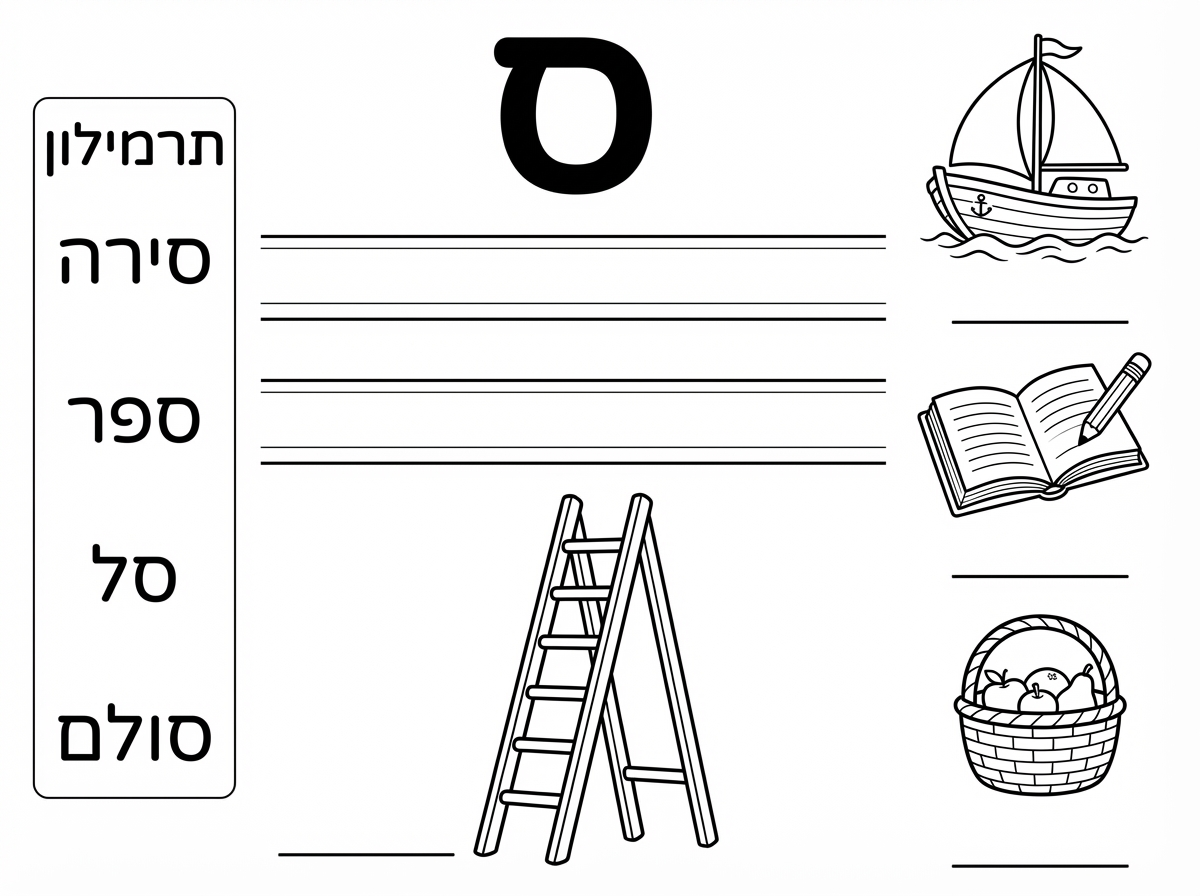 מעולה.
רק את 2 השורות שמתחת לאות ס שיהיו ארוכות יותר