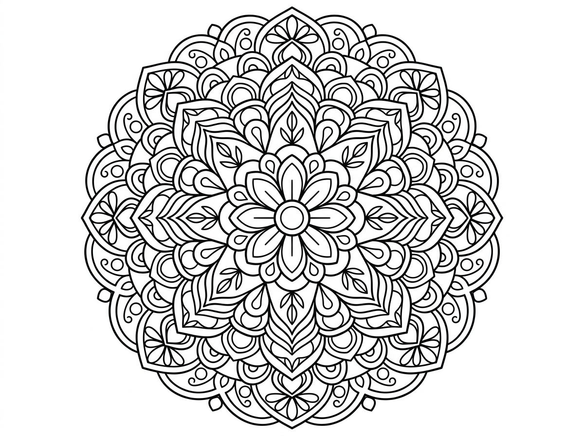 מנדלה ברמת קושי בינונית לילדה