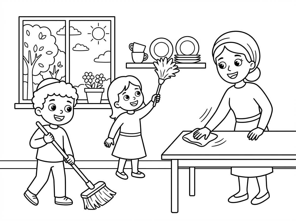 אני רוצה דף צביעה של נקי לפסח