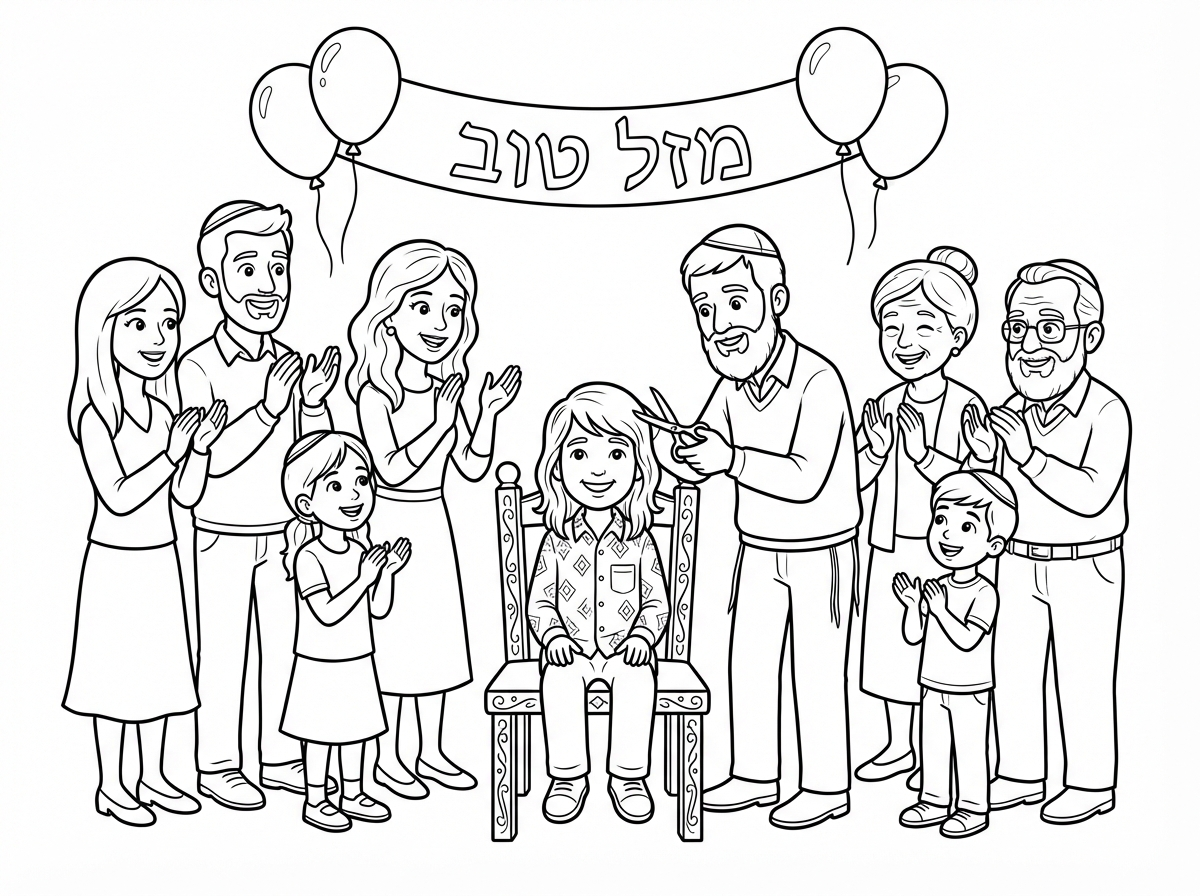 יחד חלאקה עם כל המשפחה שמחים מסביבו