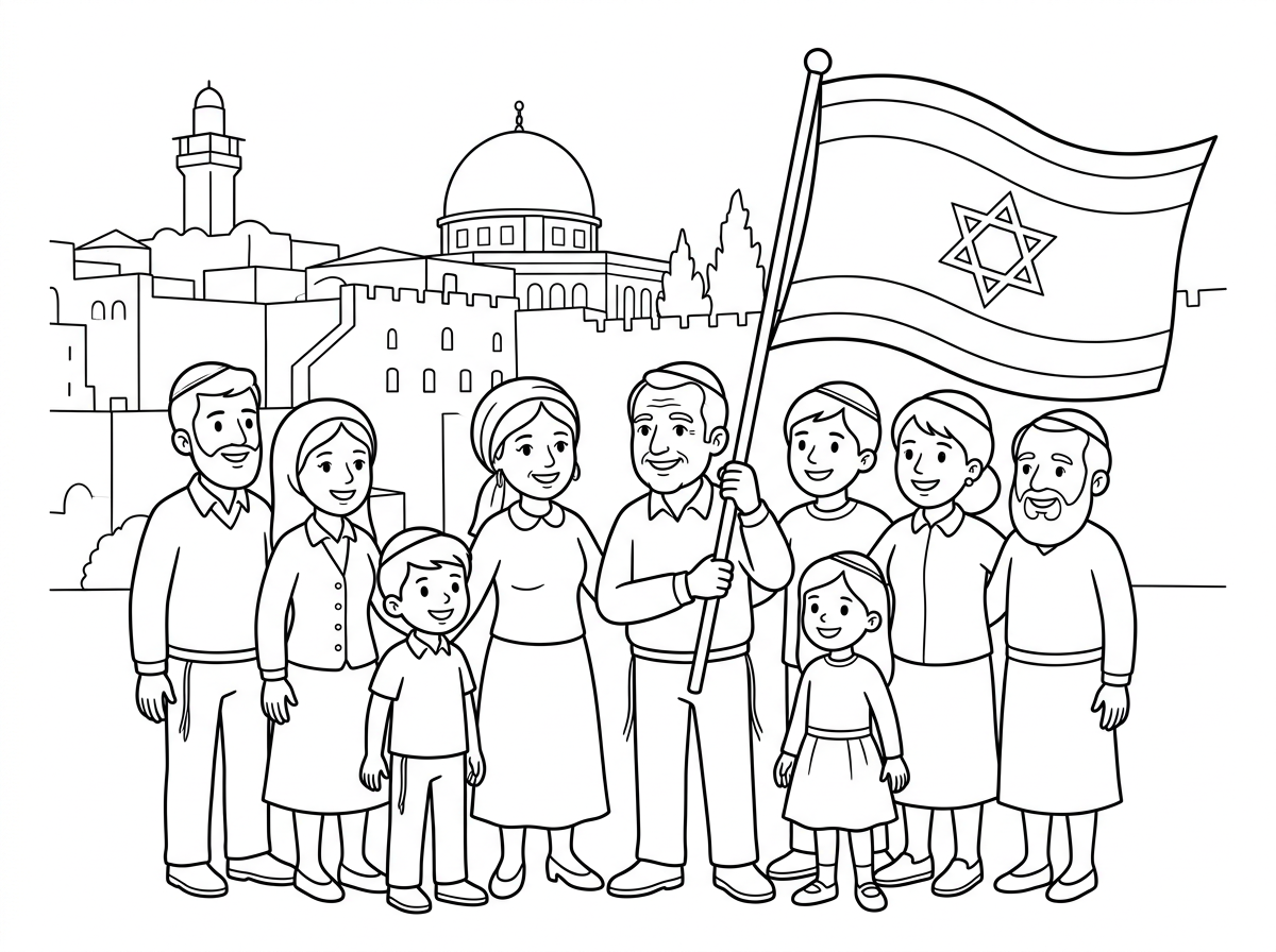 יהודים, דגל ישראל