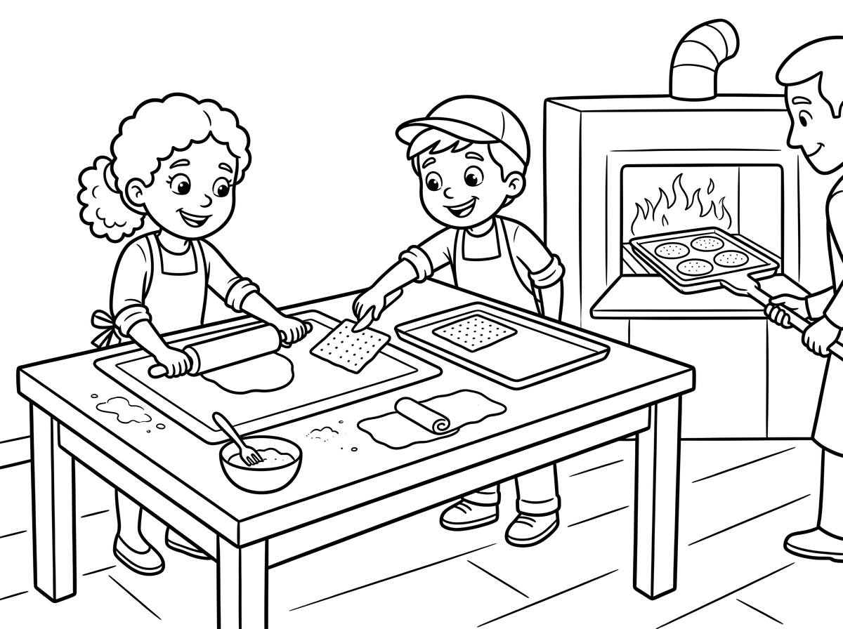 דף של אפיית מצות