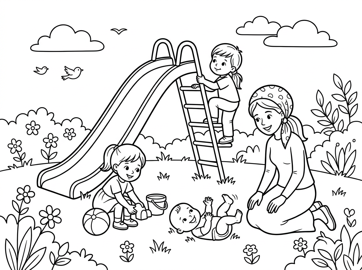 שהאמא תיהיה עם מטפחת ולא עם כאפיה