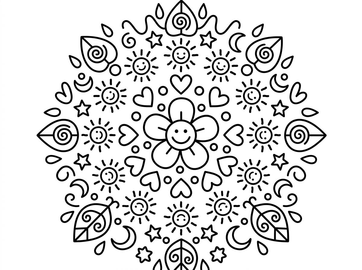 אני צריכה דפי צביעה של מנדלות מיוחדות