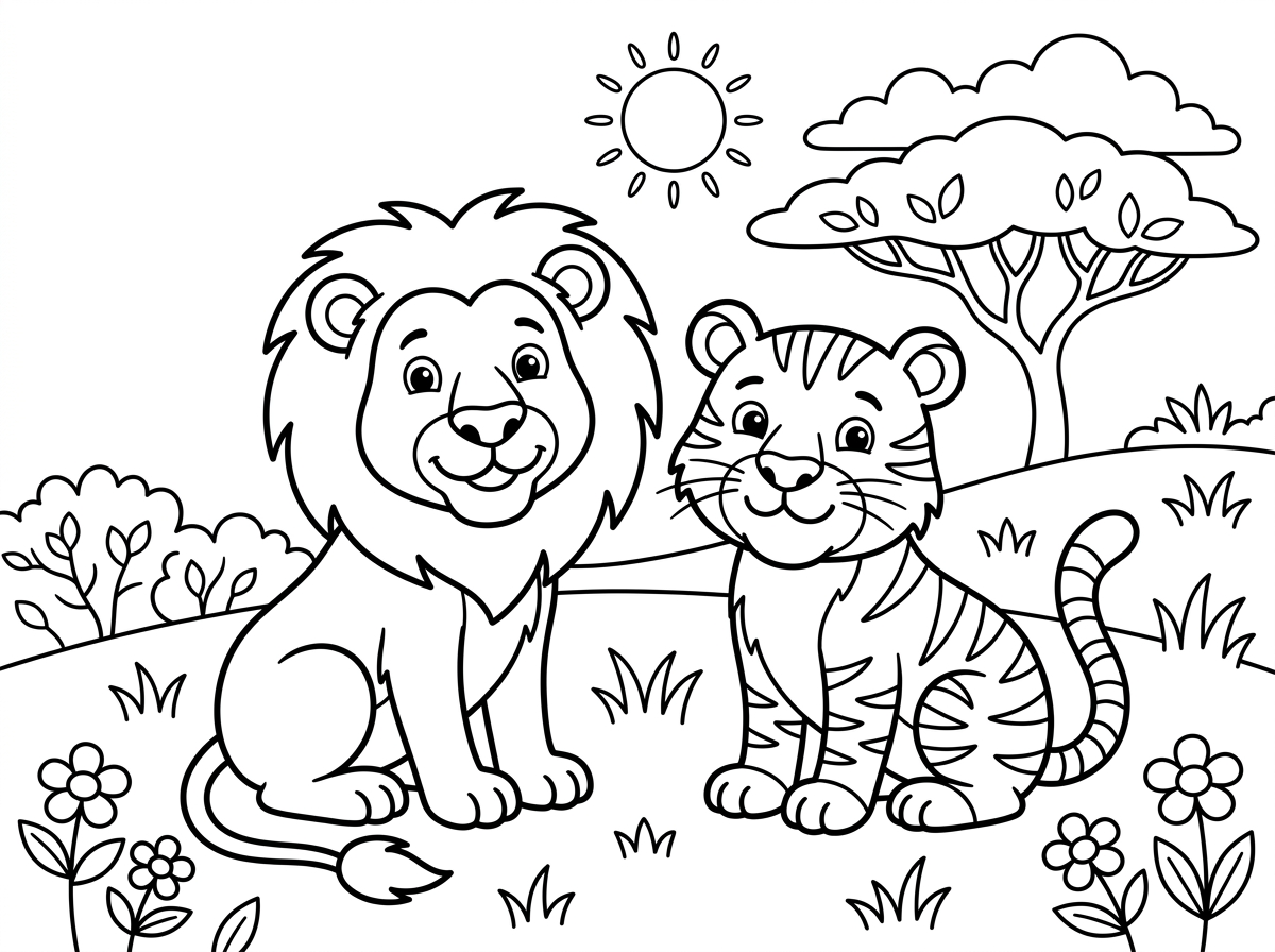 נמרים אריות