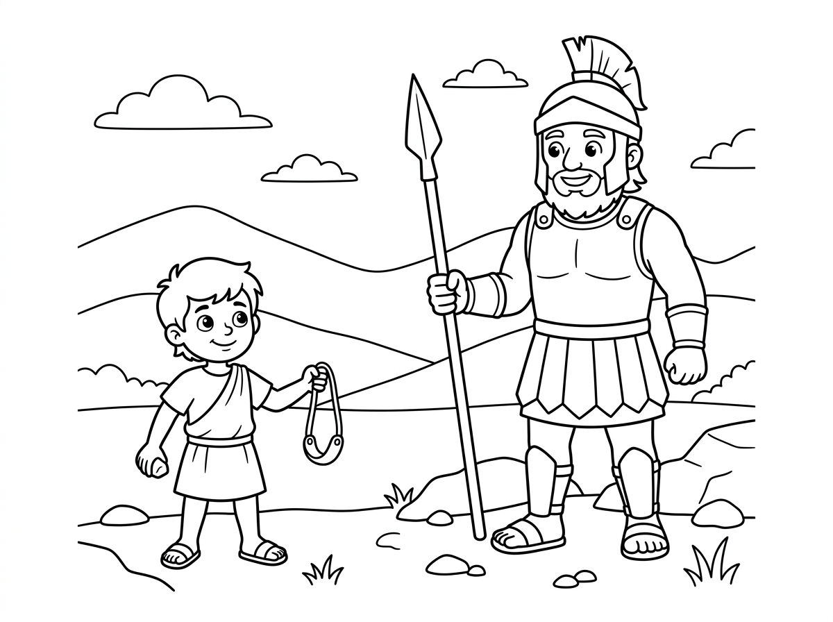 דוד שנלחם עם גולית