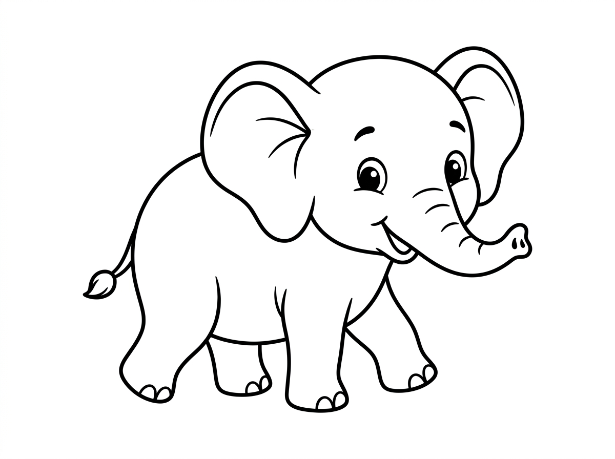 מבקשת דפי צביעה עם פילון קטן.