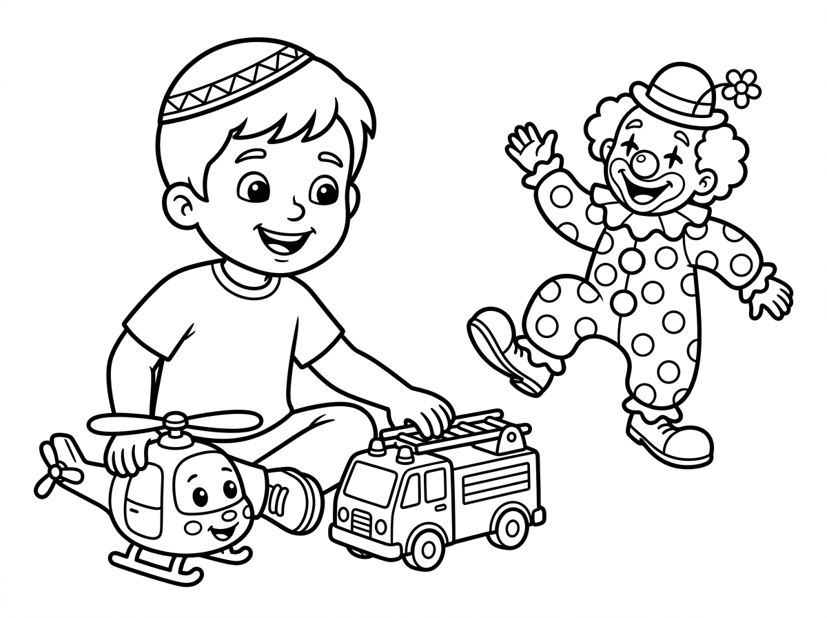 תוסיף לידה ליצן רוקד